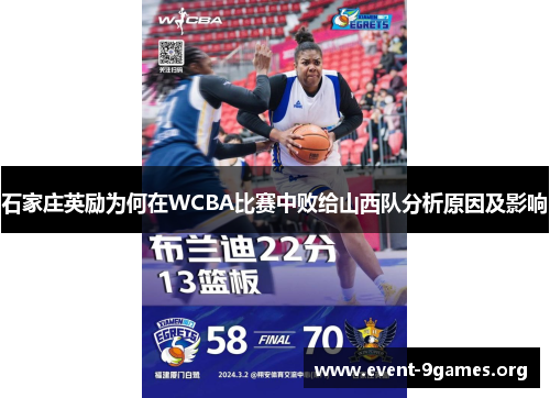 石家庄英励为何在WCBA比赛中败给山西队分析原因及影响